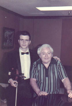 Me with Maestro Fischer after a recital